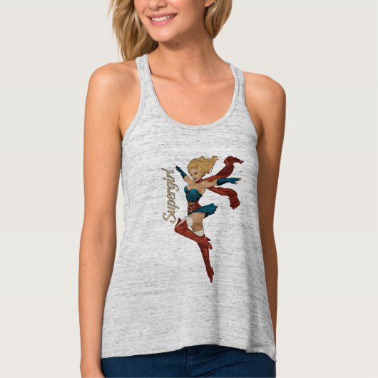 Supergirl Bombshell Tanktop (Voorkant)