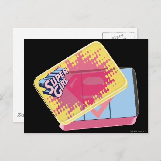 Supergirl Box Briefkaart (Voorkant / Achterkant)
