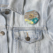 Supergirl Box Seat Blue Ronde Button 5,7 Cm (In situ)