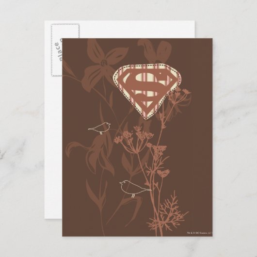 Supergirl Brown Bird Briefkaart (Voorkant / Achterkant)
