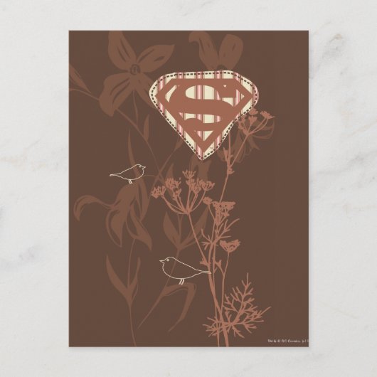 Supergirl Brown Bird Briefkaart (Voorkant)