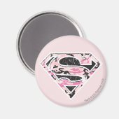 Supergirl Camouflage Logo Magneet (Voorkant / Achterkant)