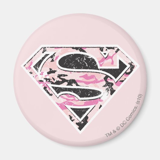 Supergirl Camouflage Logo Magneet (Voorkant)