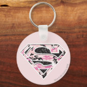 Supergirl Camouflage Logo Sleutelhanger (Voorkant)