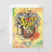 Supergirl Chains Briefkaart (Voorkant / Achterkant)
