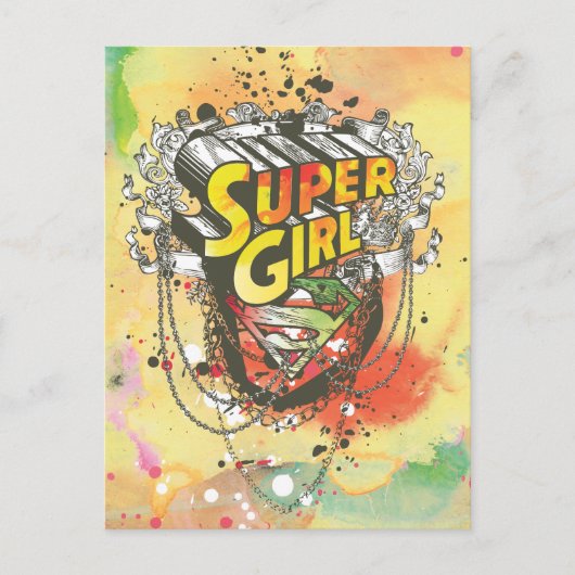 Supergirl Chains Briefkaart (Voorkant)