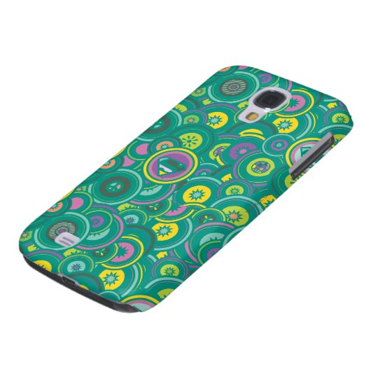 Supergirl Circle Green Pattern Case-Mate Samsung Galaxy Hoesje (Onderkant)