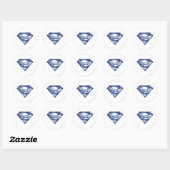 Supergirl Cloud Logo Ronde Sticker (Vel)