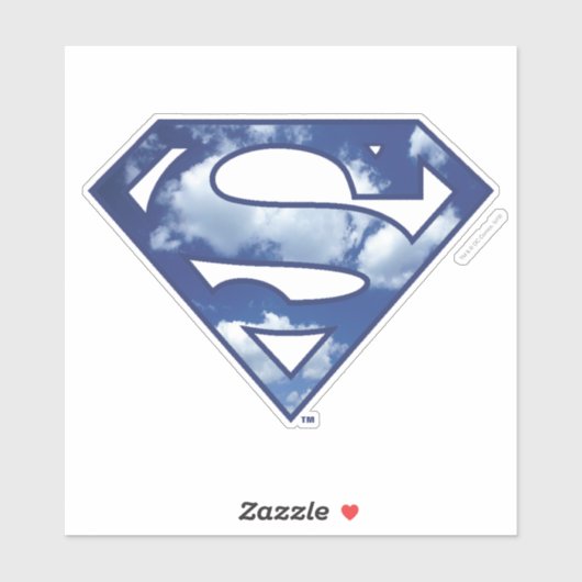 Supergirl Cloud Logo Sticker (Vel)