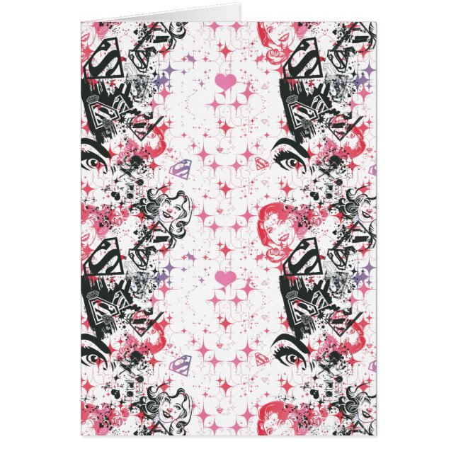 Supergirl Collage Patroon (Voorkant)