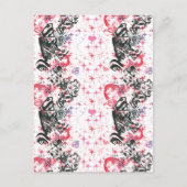 Supergirl Collage Patroon Briefkaart (Voorkant)