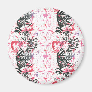 Supergirl Collage Patroon Magneet