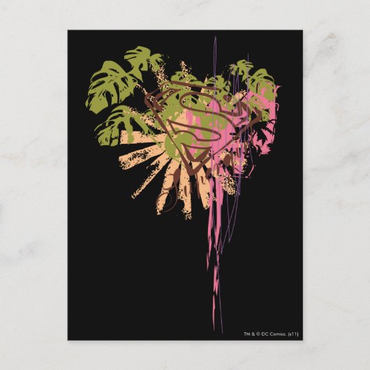 Supergirl Color Splash Briefkaart (Voorkant)