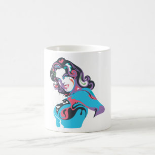 Supergirl Color Splash Pose 1 Koffiemok