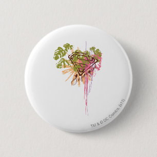 Supergirl Color Splash Ronde Button 5,7 Cm