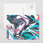 Supergirl Color Splash Swirls 2 Briefkaart (Voorkant / Achterkant)
