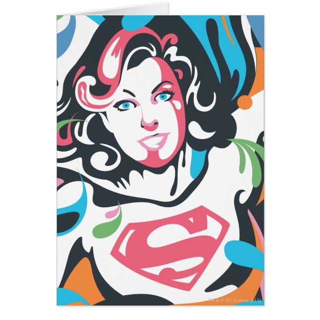Supergirl Color Splash Swirls 3 (Voorkant)