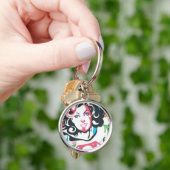 Supergirl Color Splash Swirls 3 Sleutelhanger (Hand)