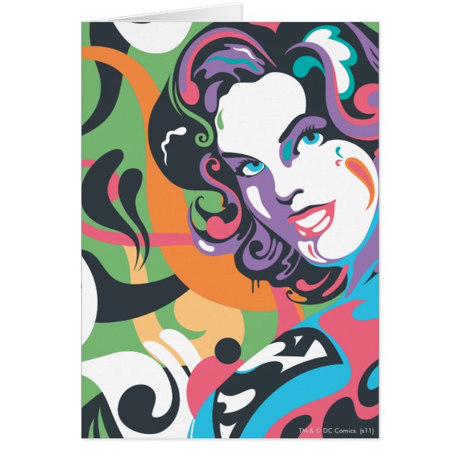 Supergirl Color Splash Swirls 4 (Voorkant)