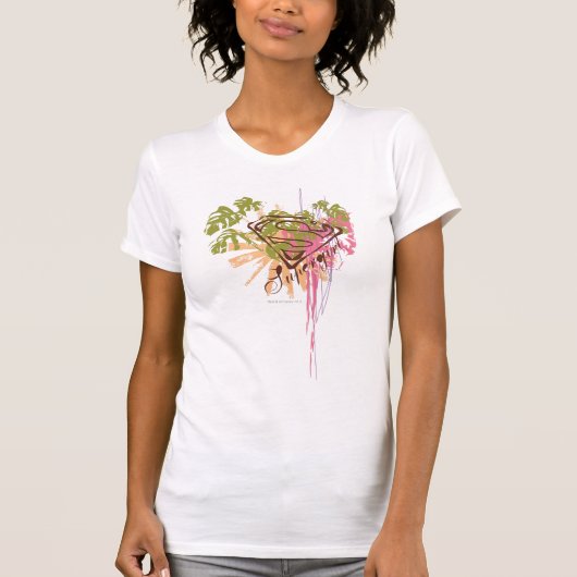 Supergirl Color Splash T-shirt (Voorkant)