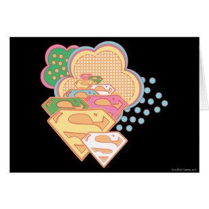 Supergirl Colorful Cloud Logo