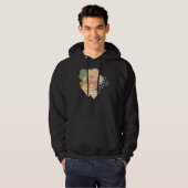 Supergirl Colorful Cloud Logo Hoodie (Voorkant volledig)