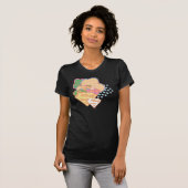 Supergirl Colorful Cloud Logo T-shirt (Voorkant volledig)
