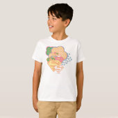 Supergirl Colorful Cloud Logo T-shirt (Voorkant volledig)