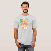 Supergirl Colorful Cloud Logo T-shirt (Voorkant volledig)