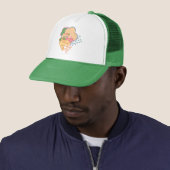 Supergirl Colorful Cloud Logo Trucker Pet (In situ)