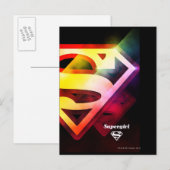 Supergirl Colorful Logo Briefkaart (Voorkant / Achterkant)