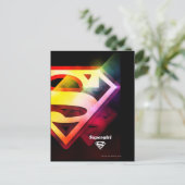 Supergirl Colorful Logo Briefkaart (Staand voorkant)