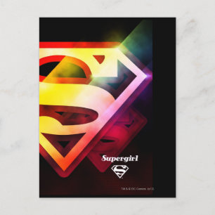 Supergirl Colorful Logo Briefkaart