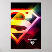 Supergirl Colorful Logo Poster (Voorkant)