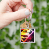 Supergirl Colorful Logo Sleutelhanger (Hand)