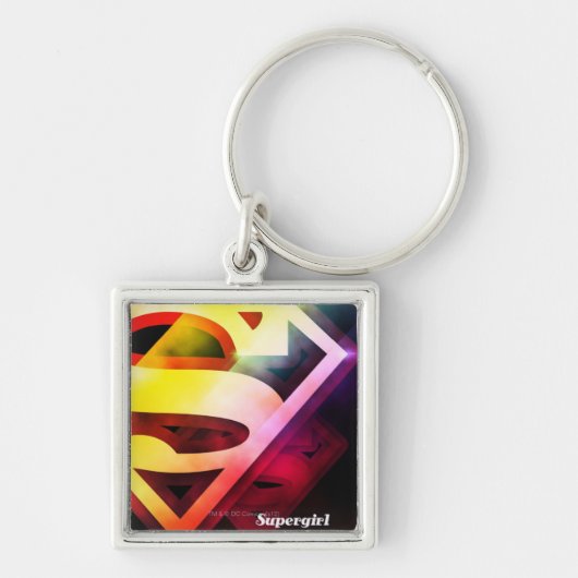 Supergirl Colorful Logo Sleutelhanger (Voorkant)