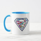 Supergirl Colorful Sketch Logo Mok (Links)