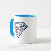 Supergirl Colorful Sketch Logo Mok (Voorkant links)