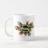 Supergirl Colorful Stars Logo Koffiemok (Links)