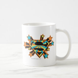 Supergirl Colorful Stars Logo Koffiemok