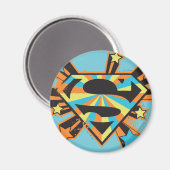 Supergirl Colorful Stars Logo Magneet (Voorkant / Achterkant)