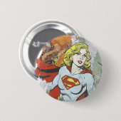 Supergirl Comic Capers 2 Ronde Button 5,7 Cm (Voorkant /achterkant)