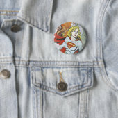 Supergirl Comic Capers 2 Ronde Button 5,7 Cm (In situ)