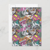 Supergirl Comic Capers Patroon 10 Briefkaart (Voorkant / Achterkant)
