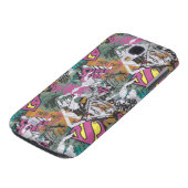 Supergirl Comic Capers Patroon 10 Case-Mate Samsung Galaxy Hoesje (Onderkant)