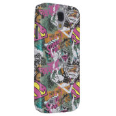 Supergirl Comic Capers Patroon 10 Case-Mate Samsung Galaxy Hoesje (Back/Rechts)