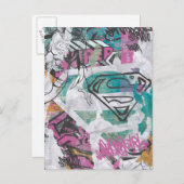 Supergirl Comic Capers Patroon 11 Briefkaart (Voorkant / Achterkant)