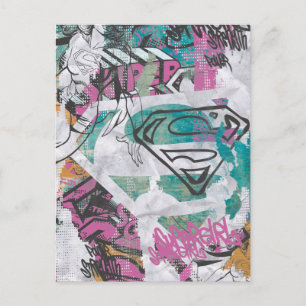 Supergirl Comic Capers Patroon 11 Briefkaart