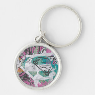 Supergirl Comic Capers Patroon 11 Sleutelhanger