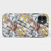 Supergirl Comic Capers Patroon 2 Case-Mate iPhone Case (Achterkant (horizontaal))